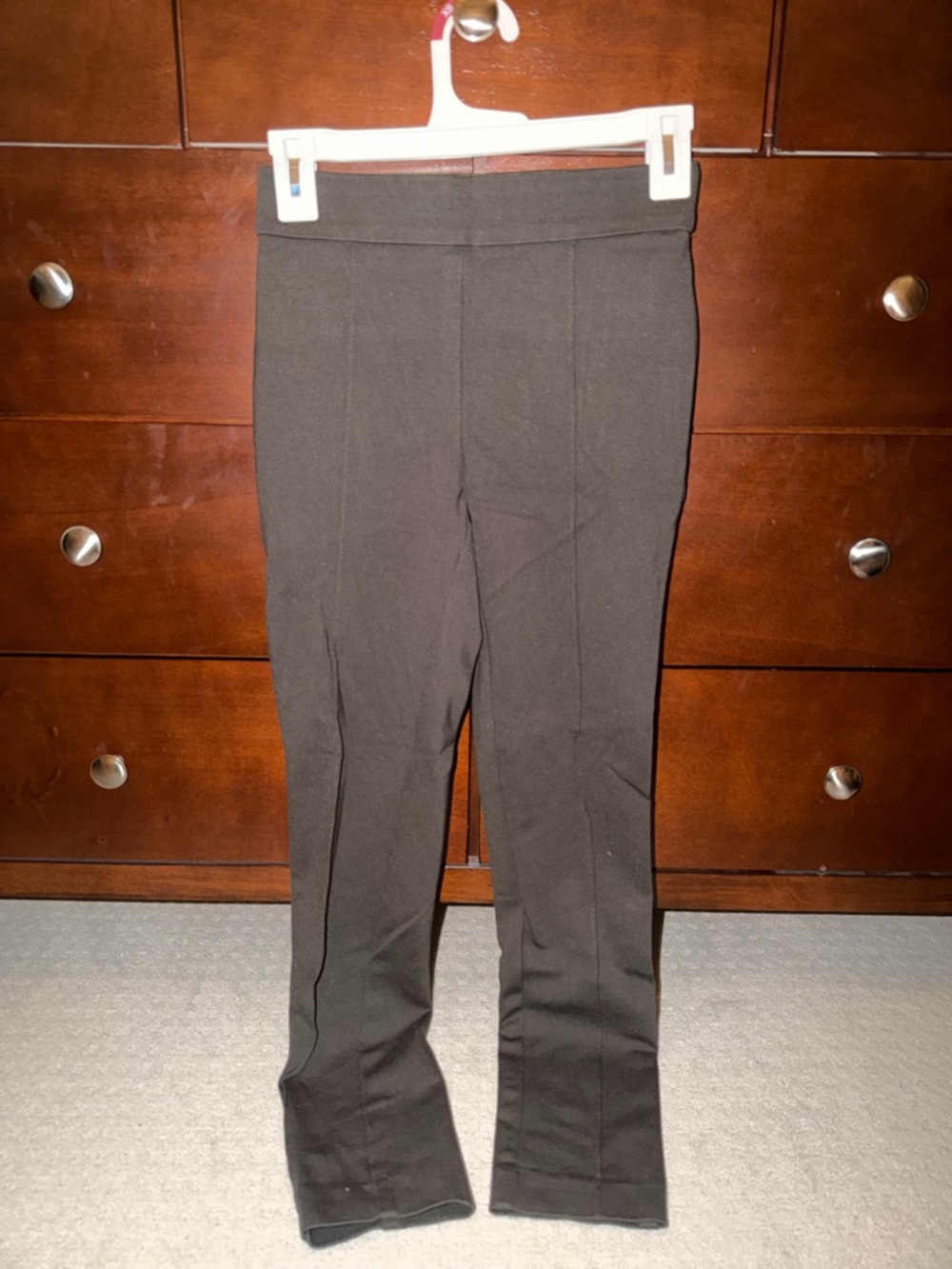 H&M Army Green Straight-Leg Pants